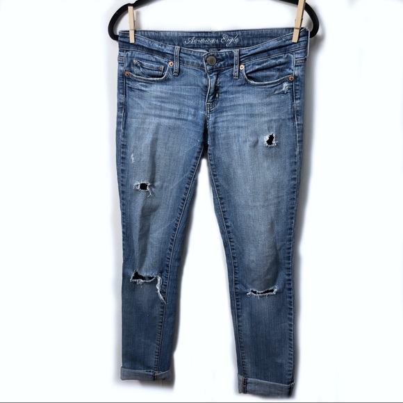 American Eagle Y2K Low Rise Skinny Jeans - Picture 2 of 4